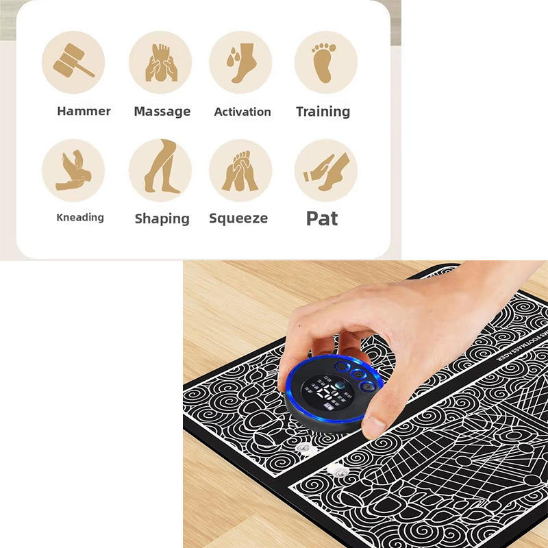 Tapis masseur pour pieds et mollets